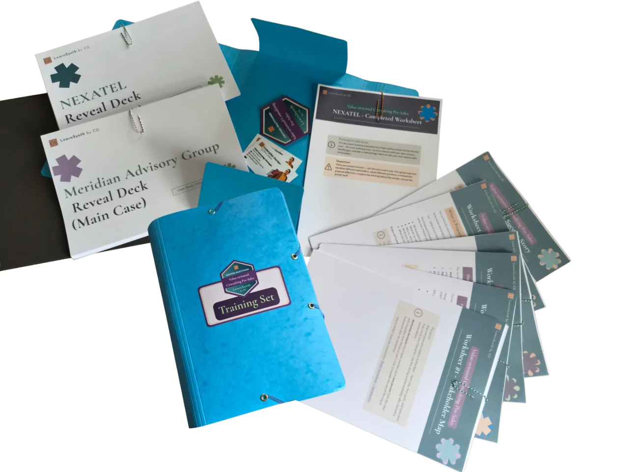 Zestaw materiałów VCPS: case studies, workbooki, certyfikat i badge